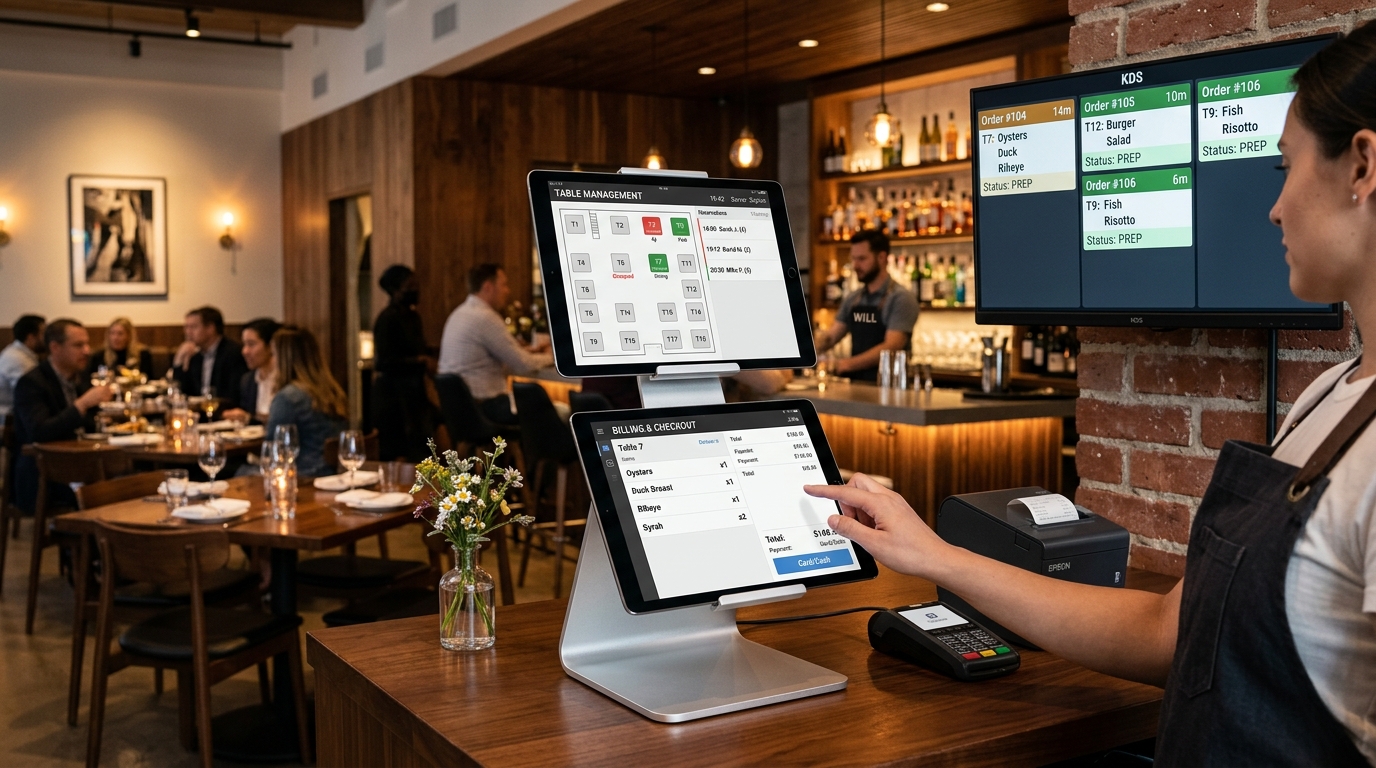 Gourmet Bistro Hospitality — Multi-Terminal KDS & Restaurant ERP
